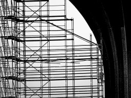 abstract details bnw